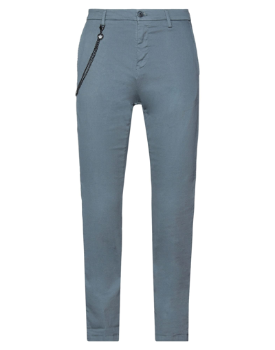 Shop Mason's Man Pants Lead Size 40 Cotton, Lyocell, Elastane In Grey