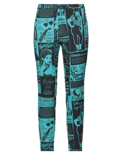 Shop Boutique Moschino Woman Pants Deep Jade Size 4 Polyester, Elastane In Green