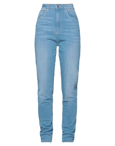 Shop Emporio Armani Woman Jeans Blue Size 25 Cotton, Polyester, Elastane