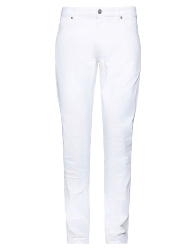 Shop Pt Torino Man Pants White Size 44 Cotton, Elastane