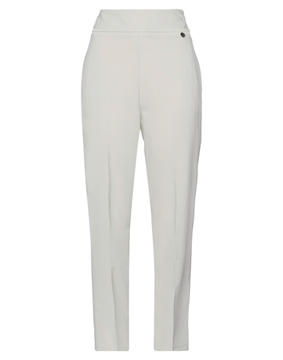 Shop Fracomina Woman Pants Light Grey Size 8 Polyester, Elastane