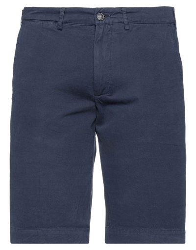 Shop 40weft Man Shorts & Bermuda Shorts Midnight Blue Size 30 Cotton