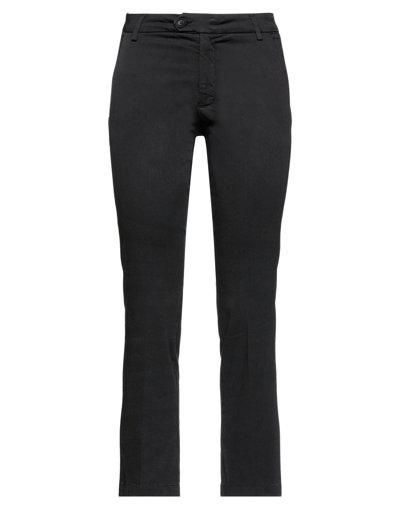 Shop Bonheur Woman Pants Black Size 24 Cotton, Elastane