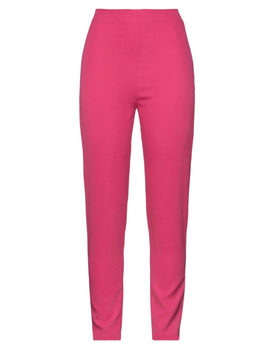 Shop Allure Woman Pants Fuchsia Size 10 Polyester In Pink