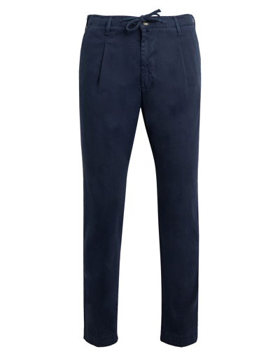 Shop 8 By Yoox Man Pants Midnight Blue Size 30 Cotton, Elastane