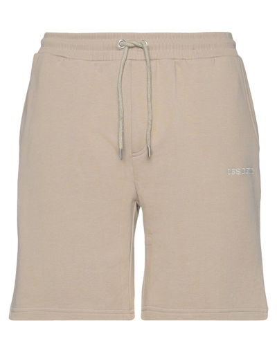 Shop Les Deux Man Shorts & Bermuda Shorts Sand Size Xxl Cotton In Beige