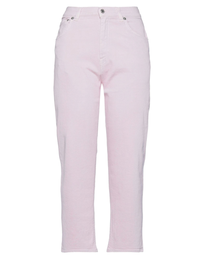 Shop Mauro Grifoni Grifoni Woman Denim Pants Pink Size 27 Cotton, Elastane