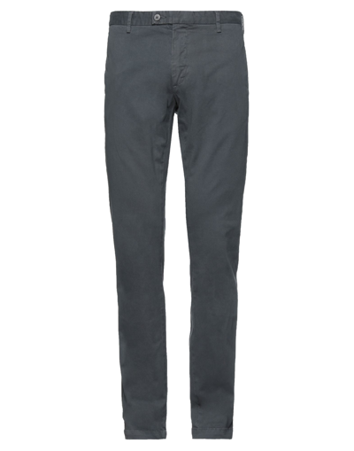 At.p.co At. P.co Man Pants Lead Size 42 Cotton, Elastane In Grey