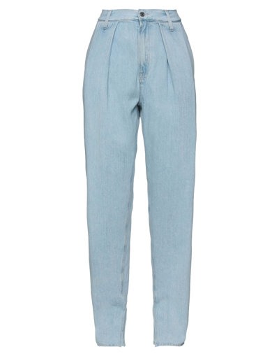 People (+)  Woman Jeans Blue Size 26 Cotton In Blue