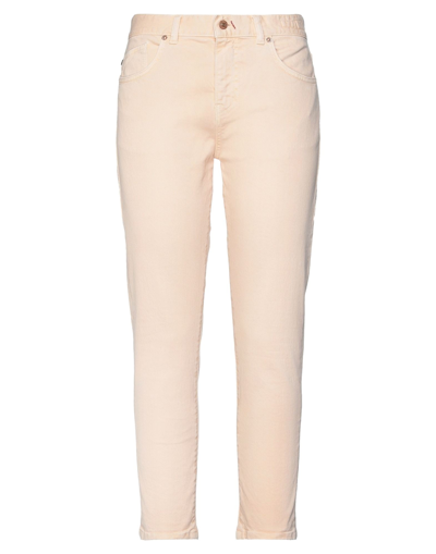 Shop Maison Clochard Woman Jeans Light Pink Size 31 Cotton, Elastane