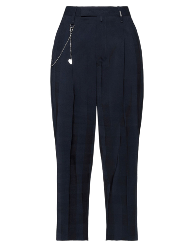 Shop High Woman Pants Midnight Blue Size 10 Virgin Wool