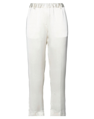 Shop Mauro Grifoni Pants In Ivory