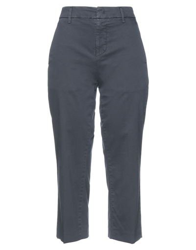 Dondup Cropped Pants In Grey