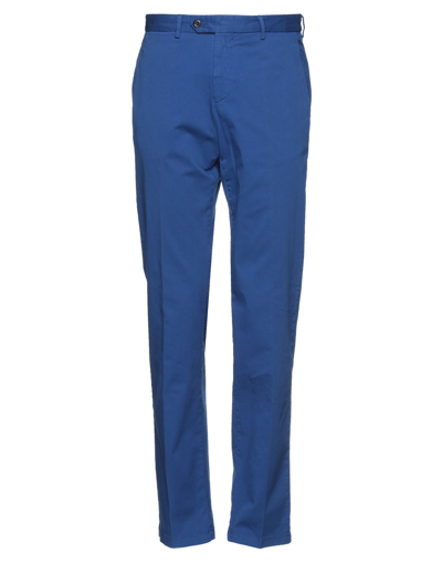 Shop 0909 Fatto In Italia Pants In Bright Blue