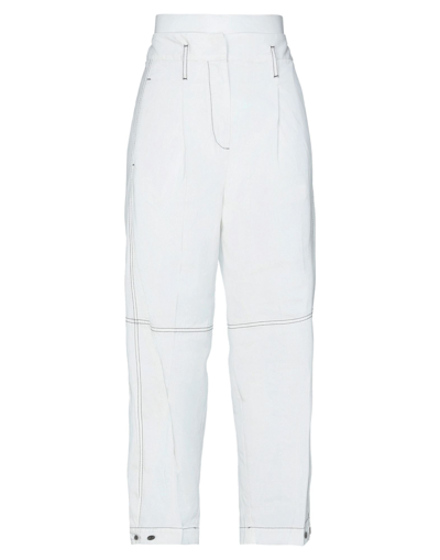 Shop Brag-wette Woman Pants White Size 8 Cotton