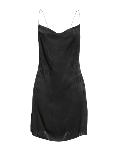 Shop Kirin Peggy Gou Woman Mini Dress Black Size 4 Acetate, Viscose, Polyester
