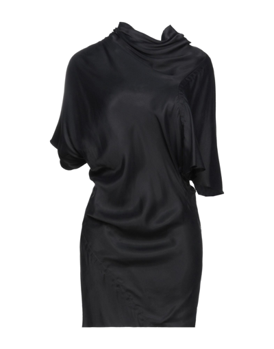 Rick Owens Short Dresses In Black