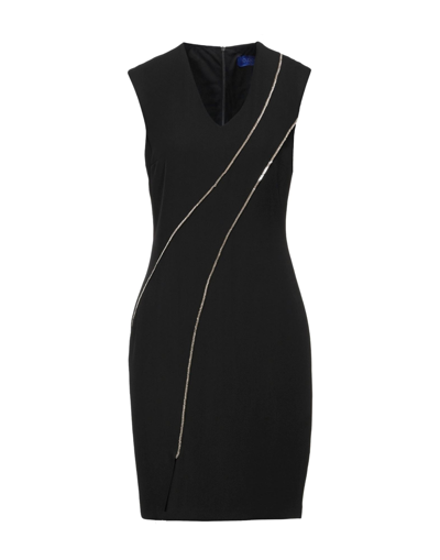 Shop Sologioie Woman Midi Dress Black Size 6 Polyester, Elastane