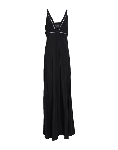 Shop Giovanni Bedin Woman Maxi Dress Black Size 4 Silk