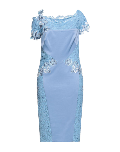 Shop Cailan'd Short Dresses In Pastel Blue