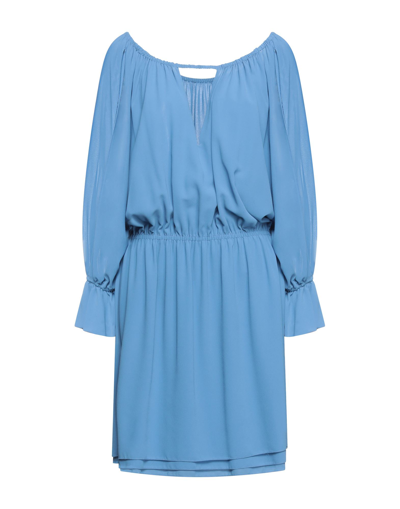 Shop Cailan'd Midi Dresses In Pastel Blue