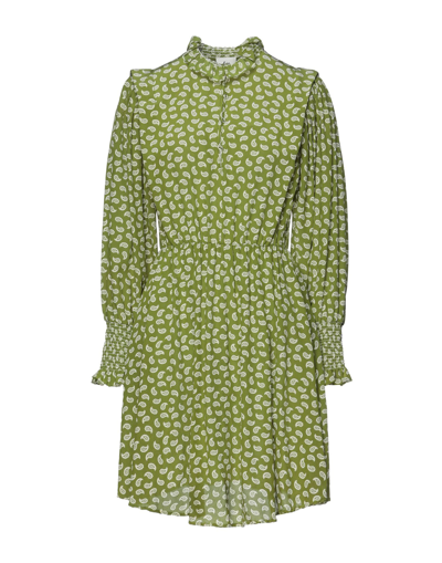 Attic And Barn Short Dresses In Green | ModeSens