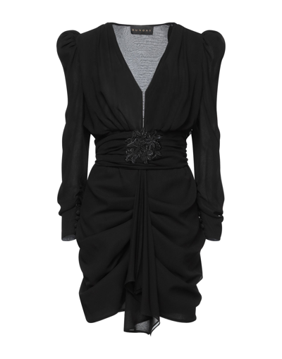 Shop Dundas Woman Mini Dress Black Size 2 Acetate, Polyester
