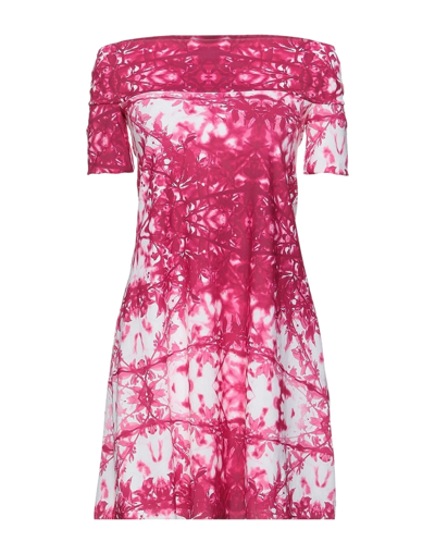 Shop Chiara Boni La Petite Robe Woman Mini Dress Fuchsia Size 4 Polyamide, Elastane In Pink