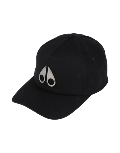 Shop Moose Knuckles Hats In Black