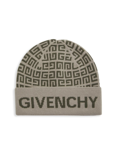 Shop Givenchy 4g Logo Cashmere-blend Beanie In Beige
