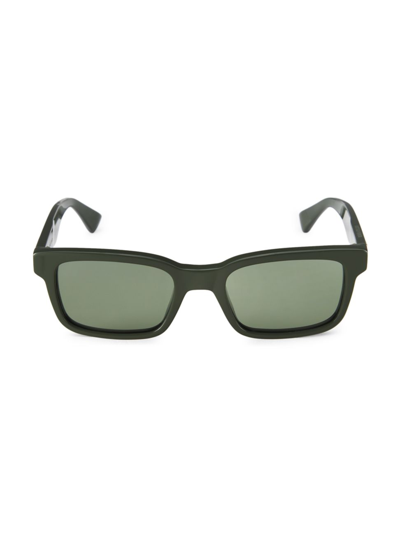 Shop Bottega Veneta Men's New Classic Bv1146s-003 53mm Sunglasses In Green