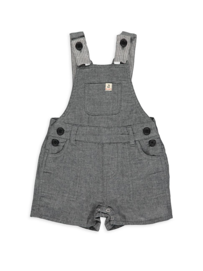 Shop Me & Henry Baby Boy's Bowline Short Overalls In Grey