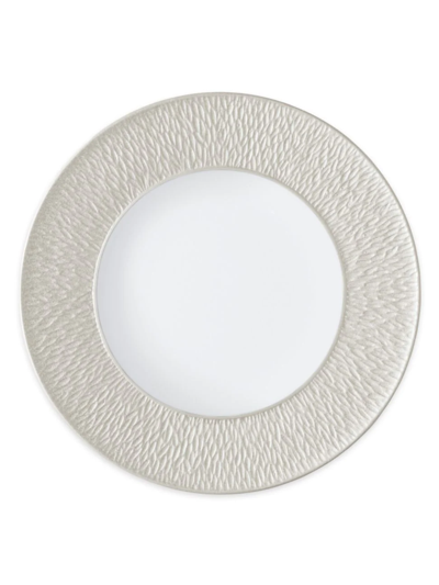 Shop Raynaud Minéral Irisé Dinner Plate In Pearl Grey