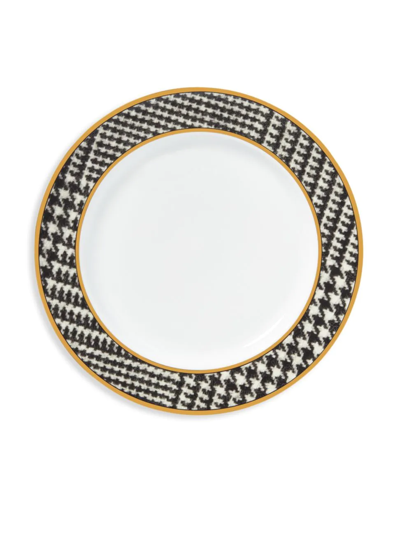 Shop Ralph Lauren Wessex Porcelain Dinner Plate In Black White