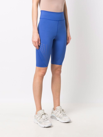 Shop Adidas By Stella Mccartney Shorts Blue