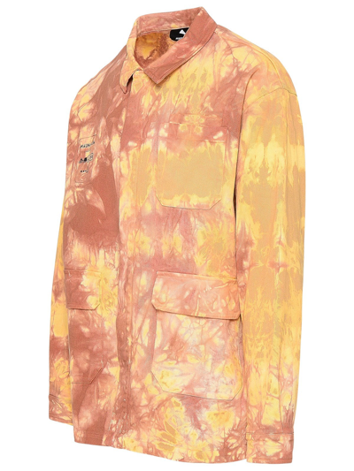 Shop Mauna Kea Beige Cotton Tie Dye Safari Shirt