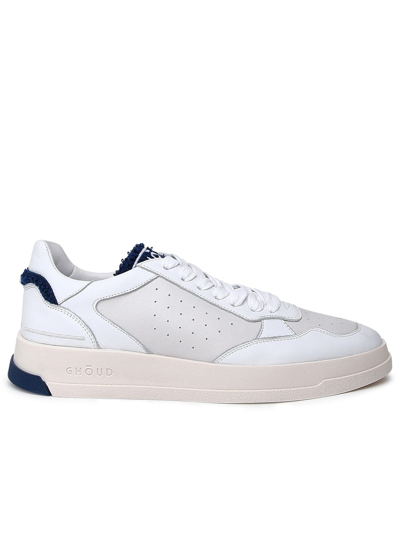 Shop Ghoud White Leather Tweener Sneakers