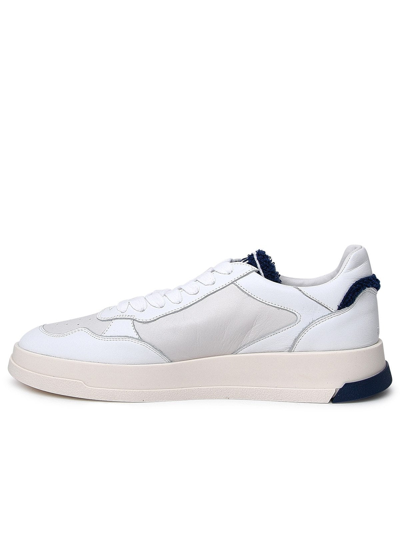 Shop Ghoud White Leather Tweener Sneakers