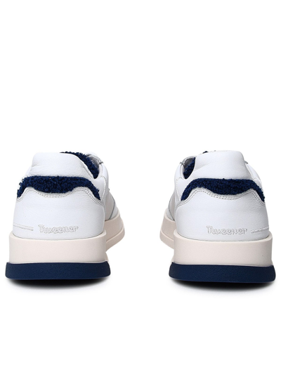 Shop Ghoud White Leather Tweener Sneakers