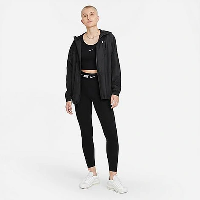 Shop Nike Women's Sportswear Club High-waisted Leggings In Black/dark Smoke Grey