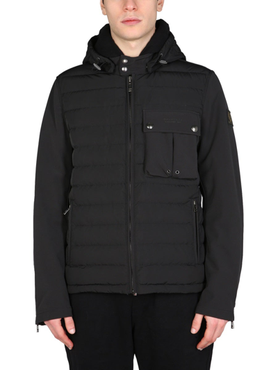 Shop Belstaff "wing Hybrid" Jacket In Black