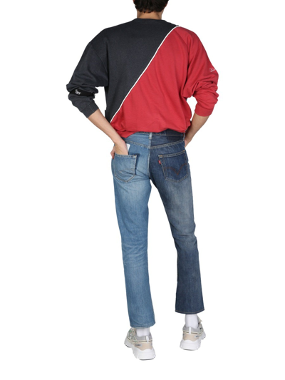 1/off Patchwork Jeans In Multicolour