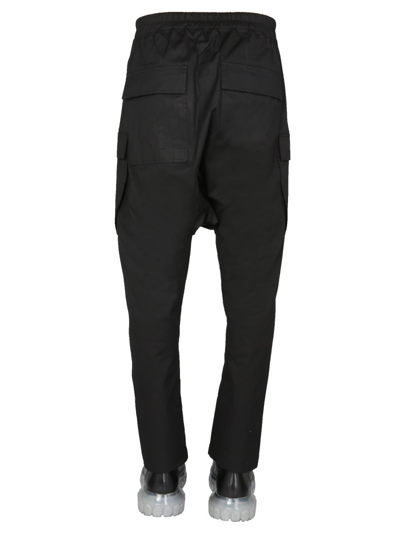 Shop Rick Owens Cargo Pants In Black