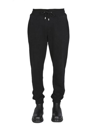 Shop Belstaff Jogging Pants With Logo Patch In Black