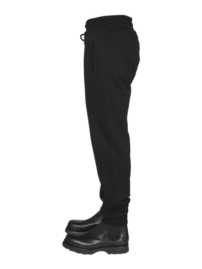 Shop Belstaff Jogging Pants With Logo Patch In Black