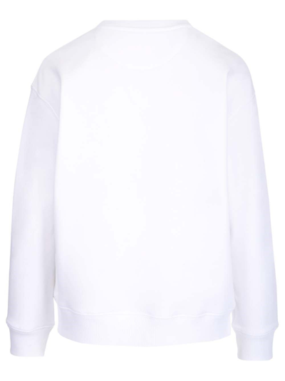 Shop Valentino Women's White Cotton Sweatshirt