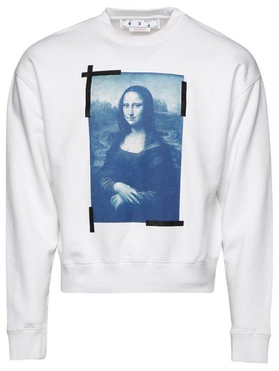 Shop Off-white Mona Lisa Crewneck Sweater White
