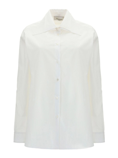 Shop Valentino White Other Materials Shirt