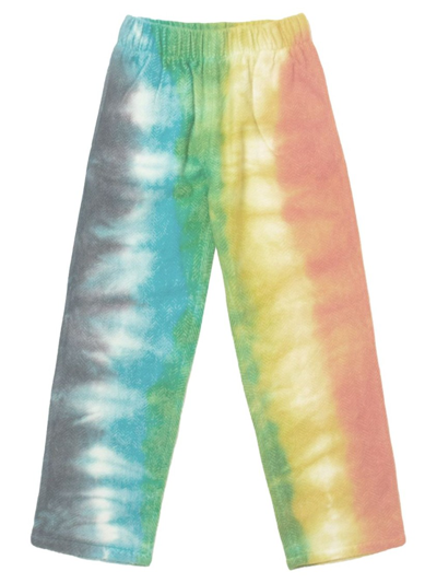 Shop The Elder Statesman Prism Tie-dye Traveler Sweatpants In Multicolor