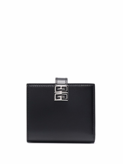 Shop Givenchy Black Folded Leather Wallet